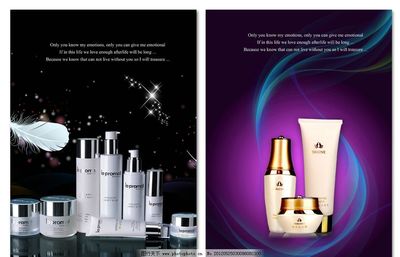 美容化妝廣告圖片